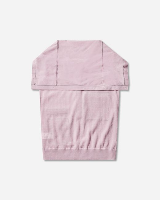 Kiko Kostadinov Pink S Kreiner Knit Rollneck Top Pale