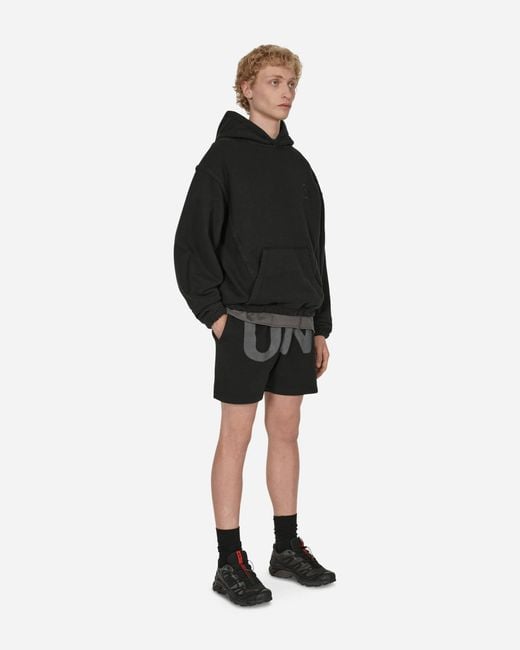 SLAM JAM Black Boxy Shorts for men