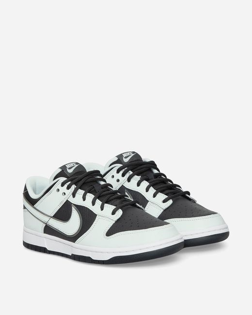 Nike White Dunk Low Retro Premium Sneakers Dark Smoke Barely for men