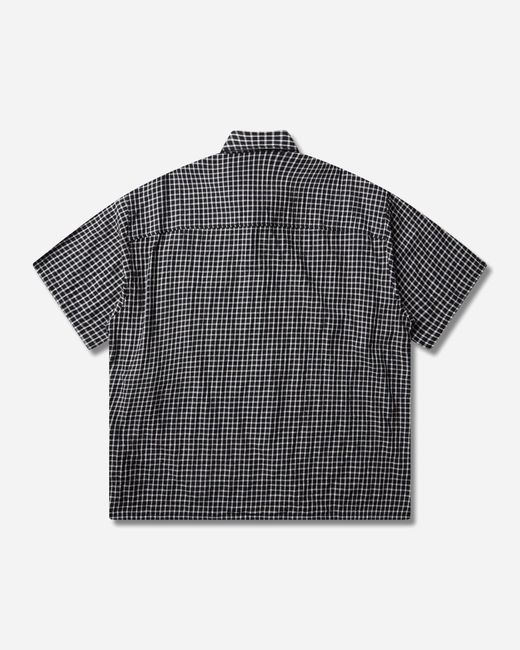 Neighborhood Gray S Bw Check Shortsleeve Shirt for men