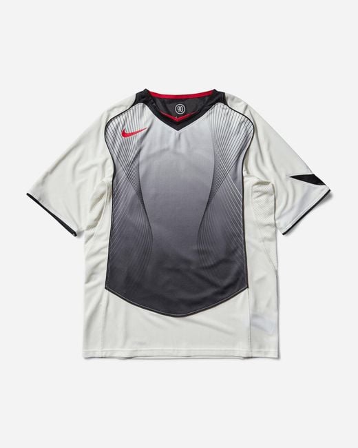 Nike Gray Men S Total 90 Dri-fit Soccer Jersey Sail / Black for men