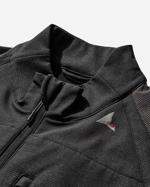 Roa Black Testudo Reinforced Softshell Jacket for men