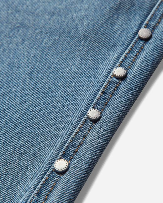 AFB Blue Men S Studded Wide Shorts for men