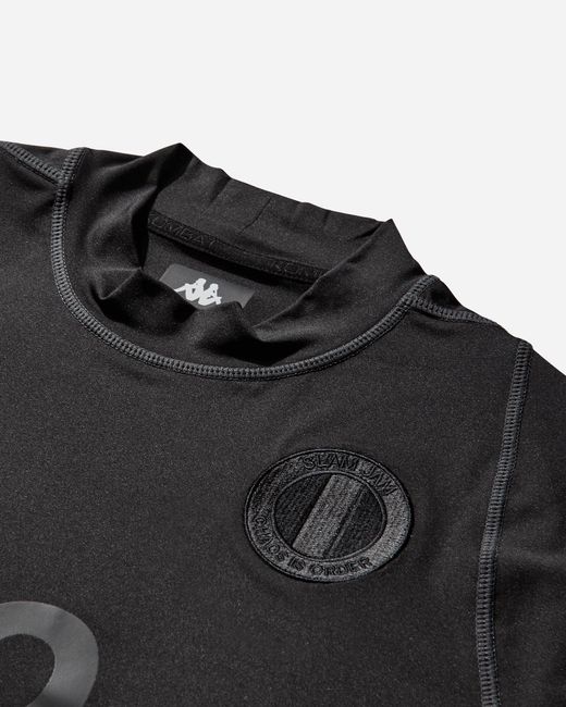 Kappa Black Kombat Xxv Slam Jam Active Jersey Smoke Charcoal for men
