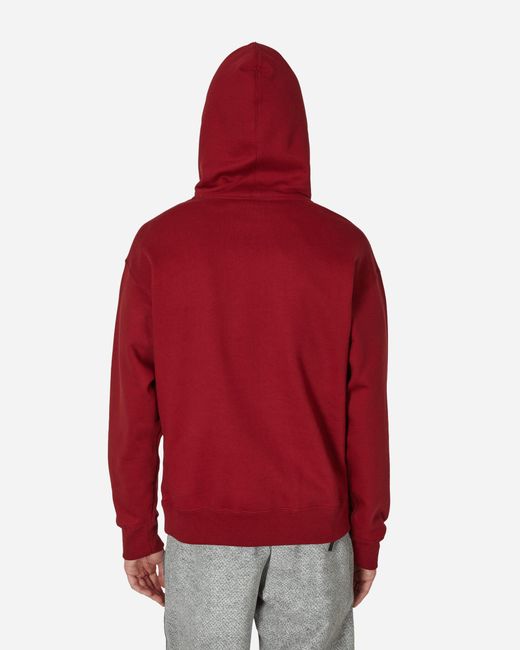 Nike Solo Swoosh Hooded Sweatshirt Team Red for men