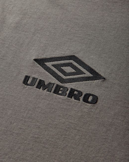 Umbro Gray Og Logo T-shirt Smock for men