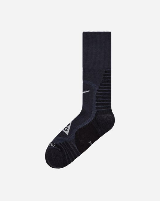 Nike Blue Acg Outdoor Cushioned Crew Socks Gridiron for men