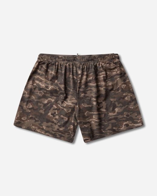 Satisfy Brown Space-O 5In Shorts Overland Trek Camo for men