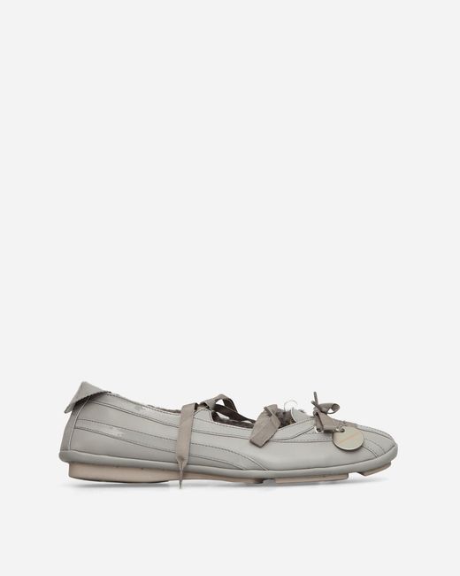 Kiko Kostadinov White Lella Hybrid Shoes Cloud Flint Fossil Smoke