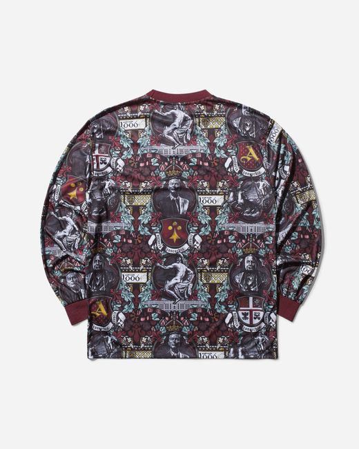 Aries Arsenal Stained Glass Poly Longsleeve T-Shirt in Grey for