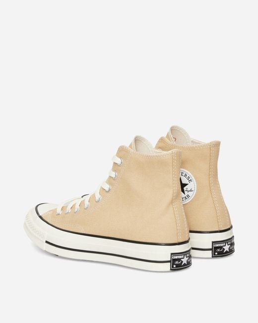 Converse Natural Chuck 70 Vintage Canvas Sneakers Hay Day Brown for men