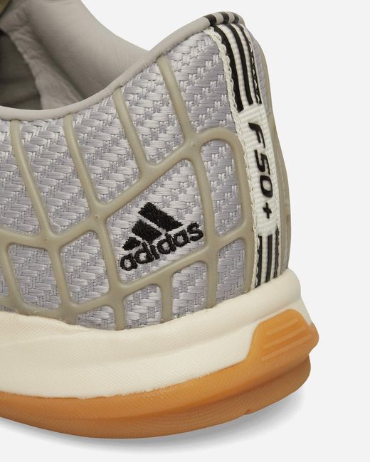 Adidas White Slam Jam F50 Sala Sp Consortium Sneakers Clear Granite Cream for men