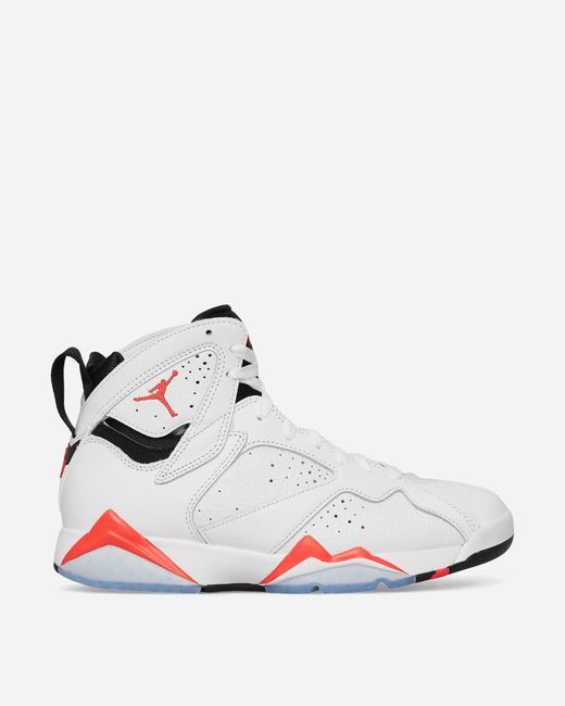 Nike Air Jordan 7 Retro Sneakers White / Crimson / Black for Men | Lyst