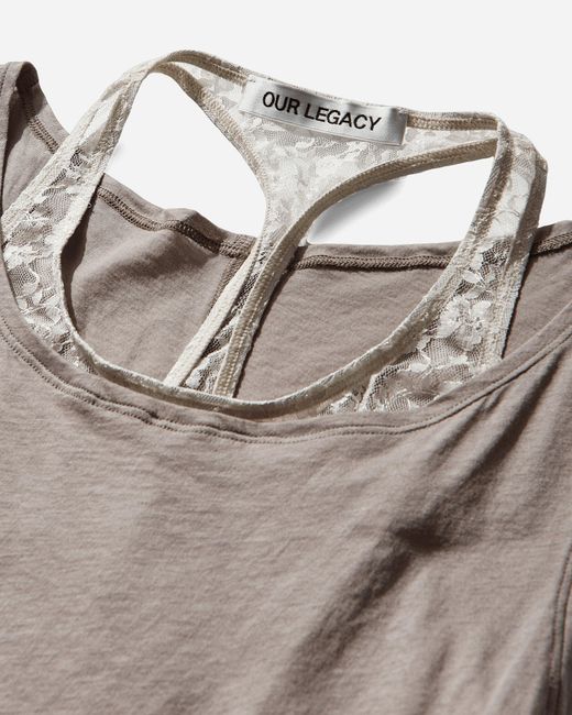 Our Legacy Natural S Swim Tank Velvet Sand