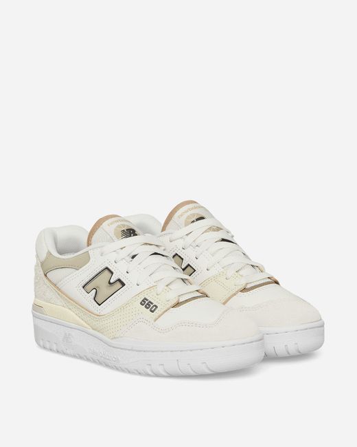 New Balance White Wmns 550 Sneakers Sea Salt for men