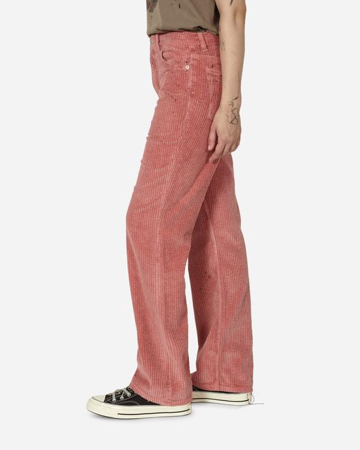 Our Legacy Pink Rustic Cord 70s Cut Pants Antique