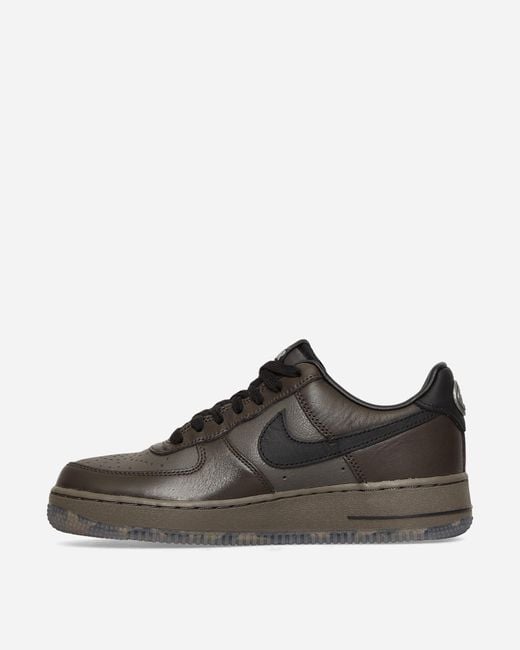 Nike Black Air Force 1 Low Sneakers Tea / Petra for men