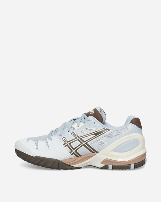 Asics White Gel-Resolution 5 Sneakers Storm Cloud Sepia for men