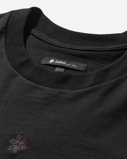 _J.L - A.L_ Black S Goldwin Spiber T-Shirt for men