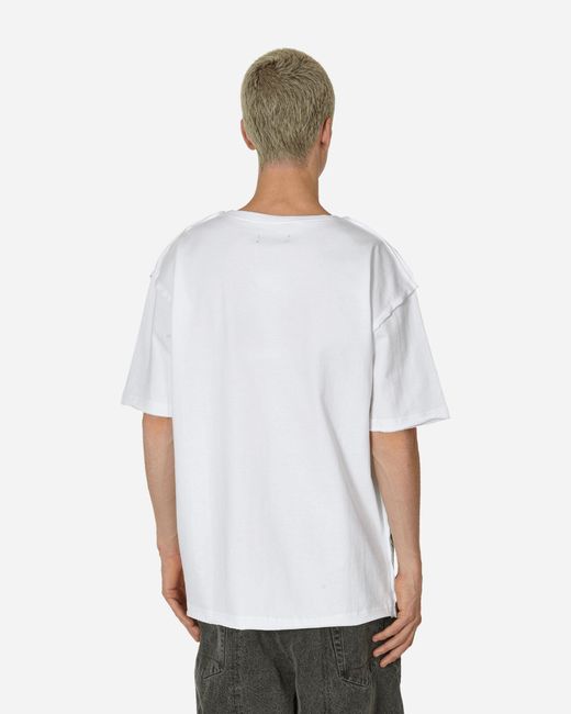 LUEDER White Manuscripto T-shirt for men