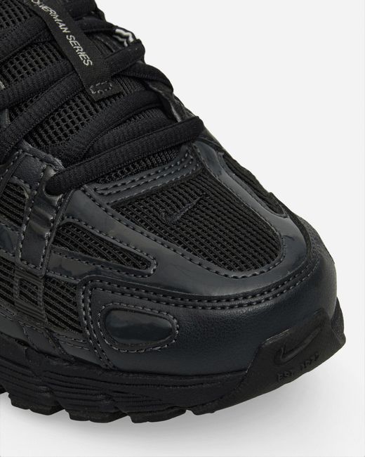 Nike Black Women S P-6000 Sneakers Off-noir / Metallic Silver