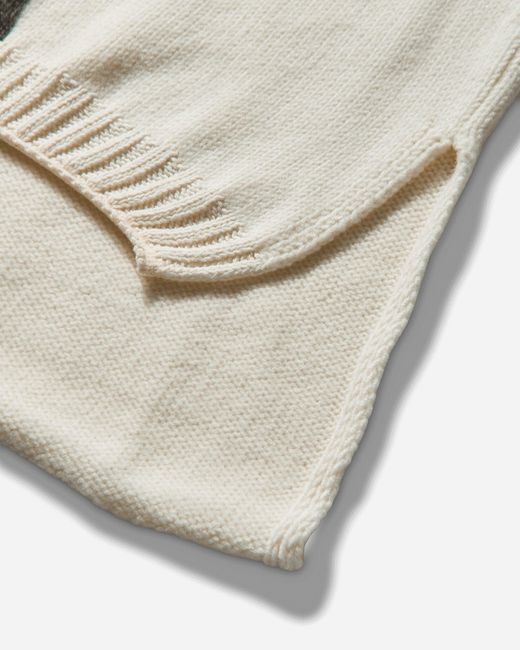 Undercover Natural Men S Faust Wool Sweater Off for men