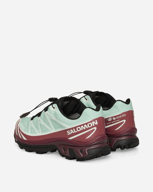 Salomon Green Xt-6 Gore-tex Sneakers Lichen / Nocturne / Clearly Aqua for men