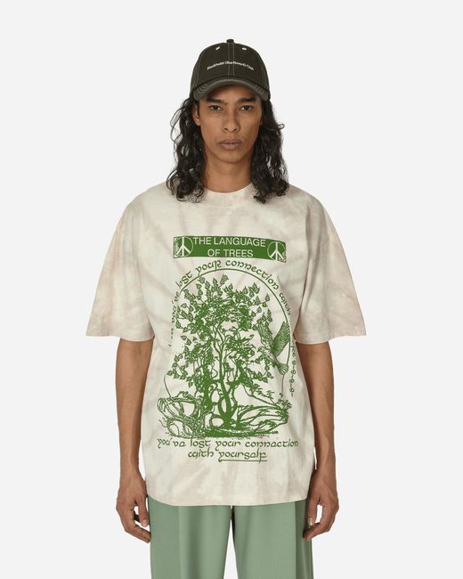 ONLINE CERAMICS Green Looking At A Tree Tie-dye T-shirt for men