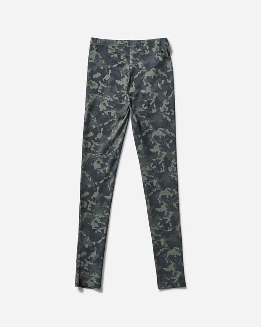 Nii HAI Gray Women S Camo Print Full Length leggings Green