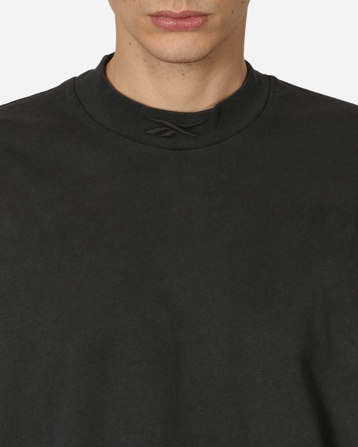 Reebok Black Oversized T-shirt Washed for men