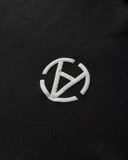 SLAM JAM Black Basics Graphic Hoodie for men