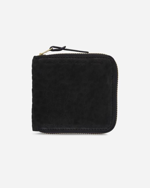 Visvim Black Suede Bi-fold Wallet for men