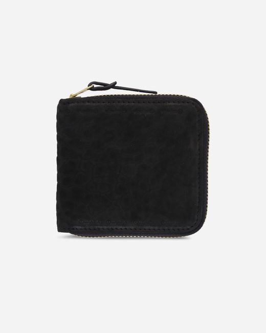 Visvim Black Suede Bi-fold Wallet for men