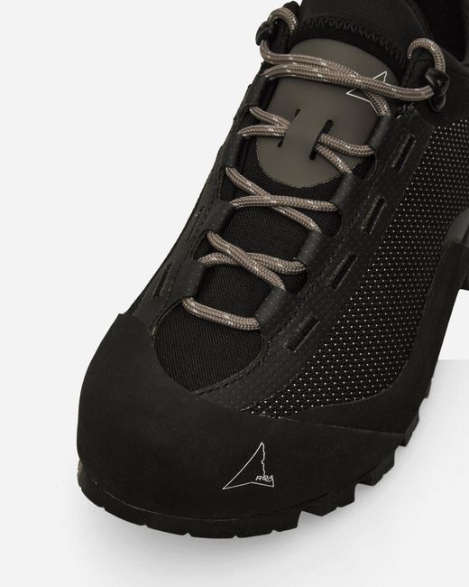 Roa Black Hida Low Boots for men