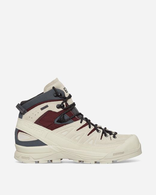 Salomon Natural X-Alp Mid Ltr Gore-Tex Boots Almond / Grape / Turbulence for men