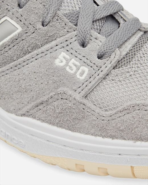New Balance Gray 550 Sneakers Slate for men