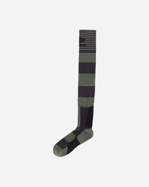 Umbro White Hard Times Socks Green / Anthracite for men