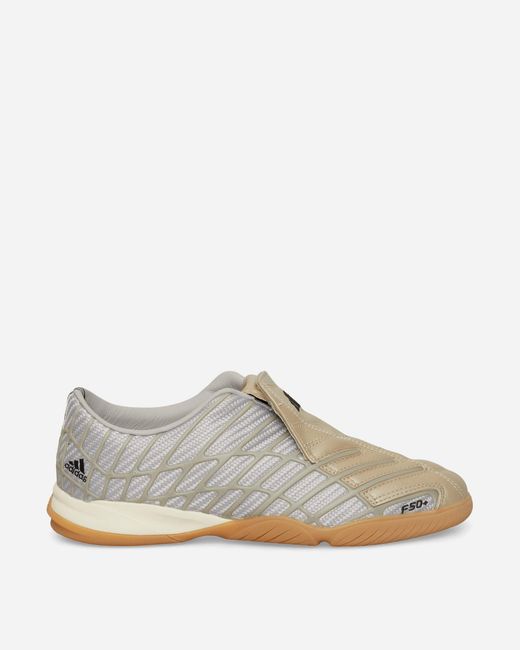 Adidas White Slam Jam F50 Sala Sp Consortium Sneakers Clear Granite Cream for men