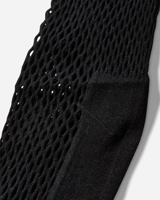 Comme des Garçons Black Nylon Mesh Long Socks for men