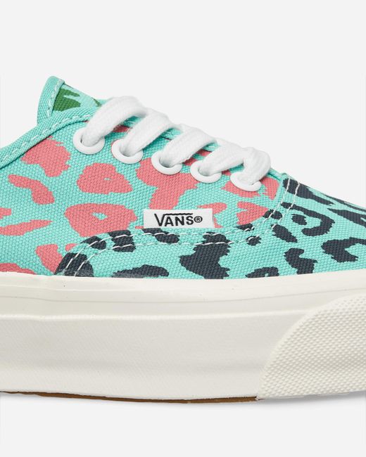 Vans Premium Authentic 44 Cheetah Sneakers Pool Blue for Men