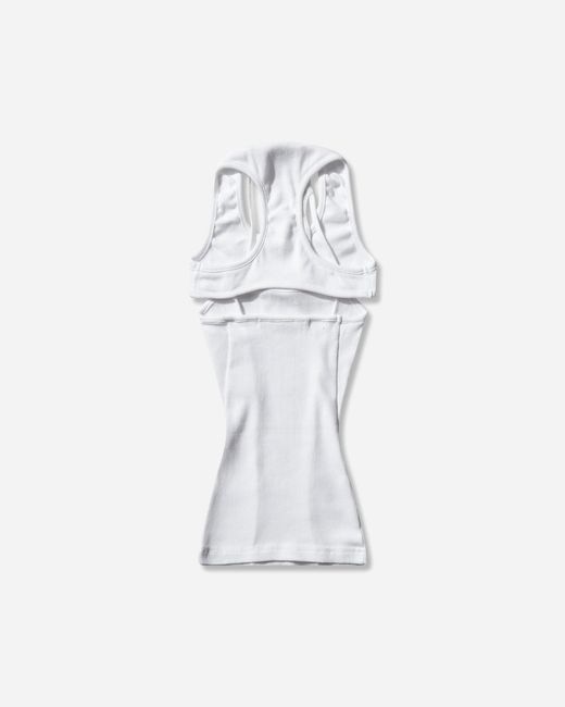 OTTOLINGER White Split Racerback Rib Tank Top for men