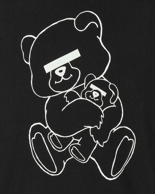 Undercover Black Teddy Bear Signature T-shirt for men