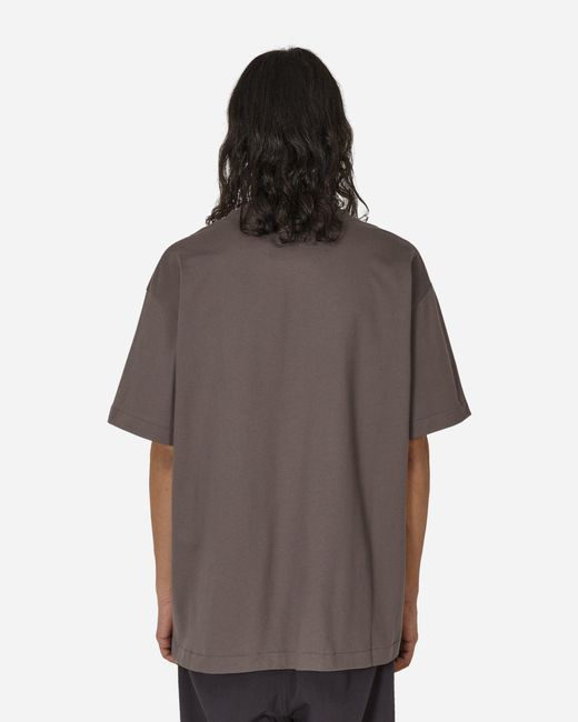 Adidas Brown Basketball 001 T-shirt Charcoal for men