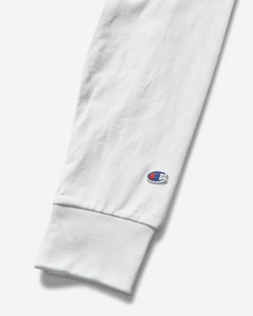 Champion Gray Men S Reverse Weave Loose Fit Longsleeve T-shirt for men