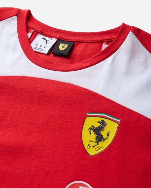 PUMA Red Scuderia Ferrari Hp Replica T-Shirt for men