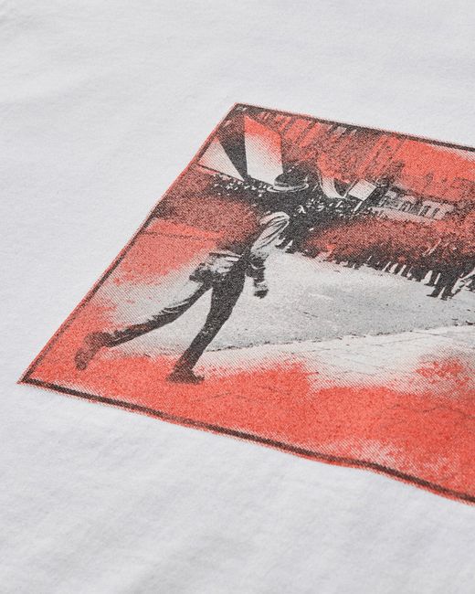 Neighborhood Gray Rebel Dread Hardware Ss-1 T-Shirt for men