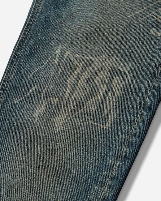 Aries Blue Metal 00 S Lilly Jeans for men