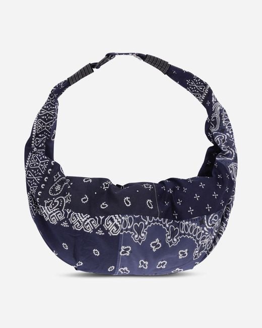 Kapital Blue Gauze Bandana Beach Snufkin Bag for men