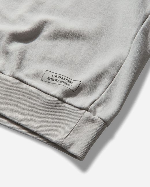 UNDERCOVER ROBERT BOSISIO スウェットトレーナー L Undercover Men S Robert Bosisio Crewneck Sweatshirt Light Gray for