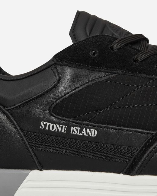 Stone Island Black 77fws0202 Sneakers for men